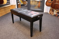 Dual Adjustable Piano Bench - Gloss Black - 2nd Hand