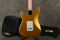 Aria STG 003 Electric Guitar - Gold Sparkle w/Gig Bag - 2nd Hand