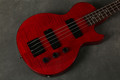 Epiphone Les Paul Special Bass - Trans Red Flame w/Hard Case - 2nd Hand