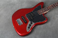 Squier Jaguar Bass Short Scale - Cherry Red - Gig Bag - 2nd Hand