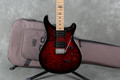 PRS SE Custom 24 Roasted Maple Limited - Fire Red - Gig Bag - 2nd Hand