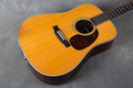 Martin D28 Re-imagined - Fishman PRO-MAN-MBV Pickup - Natural - Case - 2nd Hand