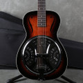 Washburn R15S Resonator Guitar - Sunburst - Hard Case - 2nd Hand