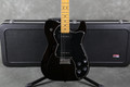 Fender Modern Player Thinline Telecaster Deluxe - Trans Black - Case - 2nd Hand