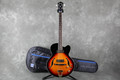 Ibanez Artcore AFB200 Hollowbody Bass Guitar - Brown Sunburst - Bag - 2nd Hand