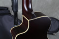 Yamaha APX T2 Travel Guitar - Dark Red Burst - Gig Bag - 2nd Hand
