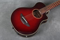 Yamaha APX T2 Travel Guitar - Dark Red Burst - Gig Bag - 2nd Hand