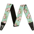 Fender Floral Strap - Surf Green