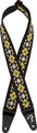 Fender Pasadena Woven Strap - Yellow Clover