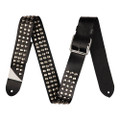 Jackson Metal Stud Leather Strap, Stud - Black