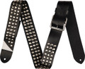 Jackson Metal Stud Leather Strap, Stud - Black