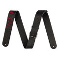 Jackson Shark Fin Leather Strap - Red and Black