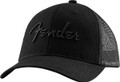 Fender 6 Panel Mesh Back Pick Pocket Hat - Black