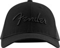 Fender 6 Panel Mesh Back Pick Pocket Hat - Black