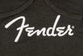 Fender Spaghetti Logo Hoodie, Grey Heather - Small