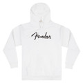 Fender Spaghetti Logo Hoodie, Olympic White - Small