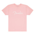 Fender Spaghetti Logo T-Shirt, Shell Pink - Small