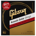 Gibson Coated Phosphor Bronze Acoustic Guitar Strings, Light