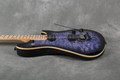 EVH Wolfgang WG Standard QM - Trans Blue Burst - Hard Case - 2nd Hand