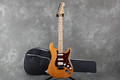 Fender American Deluxe Stratocaster HSS - Amber - Gig Bag - 2nd Hand - Used
