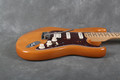 Fender American Deluxe Stratocaster HSS - Amber - Gig Bag - 2nd Hand - Used