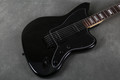 Squier Vintage Modified Baritone Jazzmaster - Black - Case - 2nd Hand - Used
