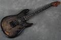 Ernie Ball Music Man Jason Richardson Cutlass - Black Burst - Case - 2nd Hand