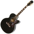Epiphone J-200 EC Studio Electro-Acoustic Guitar - Black