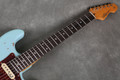 Vintage V6 Icon Electric Guitar - Distressed Laguna Blue - 2nd Hand