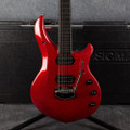 Music Man BFR John Petrucci Majesty - Cinnabar Red Sparkle - Case - 2nd Hand