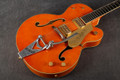 Gretsch G6120-1959LTV Chet Atkins Hollow Body - Orange - Hard Case - 2nd Hand
