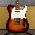 Fender MIJ Traditional 60s Telecaster Custom - Sunburst - Case - 2nd Hand
