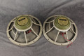 Celestion G15M Greenback Pair - 2nd Hand