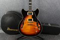 Ibanez John Schofield JSM10 - Vintage Yellow Sunburst - Hard Case - 2nd Hand