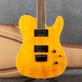 Fender Special Edition Custom Telecaster FMT HH - Amber - Gig Bag - 2nd Hand