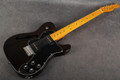 Fender Modern Player Telecaster Thinline Deluxe - Black Transparent - 2nd Hand