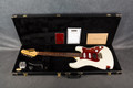 Friedman Vintage-S Guitar - White over Sunburst - Hard Case - 2nd Hand