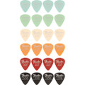 Fender Dura-Tone Delrin Picks, 351 Shape, Mix Pack, 24 Pack - Multi-Colour