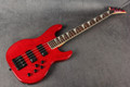 Jackson JS3QM Concert Active Bass - Flamed Red - 2nd Hand