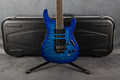 Ibanez S670QM-SPB - Sapphire Blue Burst - Hard Case - 2nd Hand