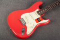 Fender Ltd American Pro Stratocaster Rosewood Neck Fiesta Red - Case - 2nd Hand