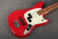 Fender Mustang PJ Bass - Torino Red - Hard Case - 2nd Hand