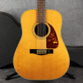 Fender F-330-12 12-String Acoustic - Natural - Hard Case - 2nd Hand