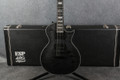 ESP LTD 40th Anniversary EC-2015 - See Thru Black Satin - Hard Case - 2nd Hand