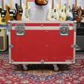Flight Case Trunk Red 800L x 400W x 500D **COLLECTION ONLY** - 2nd Hand