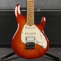 Music Man Silhouette - Amber Sunburst - Hard Case - 2nd Hand