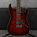 Tom Anderson Droptop 2008 - Burnished Orange Burst - Hard Case - 2nd Hand