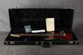 Tom Anderson Droptop 2008 - Burnished Orange Burst - Hard Case - 2nd Hand