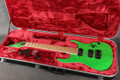 Ibanez RGR5227MFX Prestige 7-String - Trans Fluorescent Green - Case - 2nd Hand