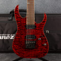 Ibanez Premium RG927FXQM-RDT - Red Desert Burst - Hard Case - 2nd Hand